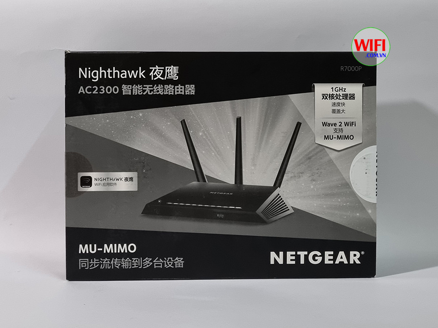 ảnh chụp hộp bộ phát NETGEAR Nighthawk R7000P AC2300