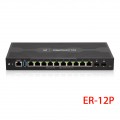 Router và Cân Bằng Tải Ubiquiti EdgeRouter 12P (ER-12P)- Chịu Tải 600 User - Cấp nguồn POE