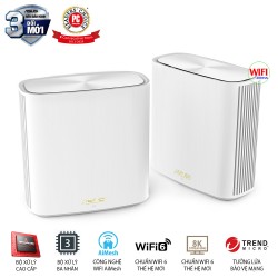 WiFi Mesh ASUS ZenWiFi AX XD6 (2 Pack) - Chuẩn WiFi 6 AX5400, Phủ sóng lên đến 500 m2