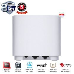 WiFi Mesh ASUS ZenWiFi Mini AX XD4 (3 Pack) - Chuẩn WiFi 6 AX1800, Phủ sóng lên đến 450 m2