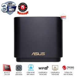 WiFi Mesh ASUS ZenWiFi Mini AX XD4 (3 Pack) - Chuẩn WiFi 6 AX1800, Phủ sóng lên đến 450 m2