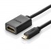 Ugreen 20134 Cáp nối dài Micro HDMI to HDMI dài 20cm chính hãng 