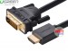 Cáp chuyển đổi HDMI to DVI 24+1 Ugreen 10164 loại 8m chính hãng