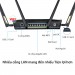 Router Wifi ASUS RT-AX88U, Băng tầng kép, Chuẩn AX6000, Chíp xử lý quad-core1,8Ghz (Chuyên cho Gaming)