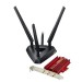 Adapter Wireless ASUS PCE-AC68 AC1900, Card mạng không dây chuẩn PCI-E tốc độ 1900Mbps