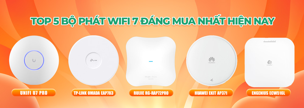 TOP 5 BỘ PHÁT WIFI 7 ĐÁNG MUA NHẤT HIỆN NAY