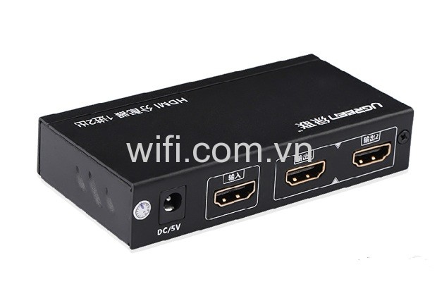 Ugreen 40201 Bộ chia HDMI 1 ra 2 cao cấp chính hãng 