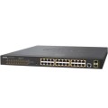 Bộ Chia 24 Cổng PoE Planet GS-4210-24P2S, Gigabit Ethernet Switch 24-Port Managed 802.3at POE + 2 Port 100/1000Mbps SFP (300W)