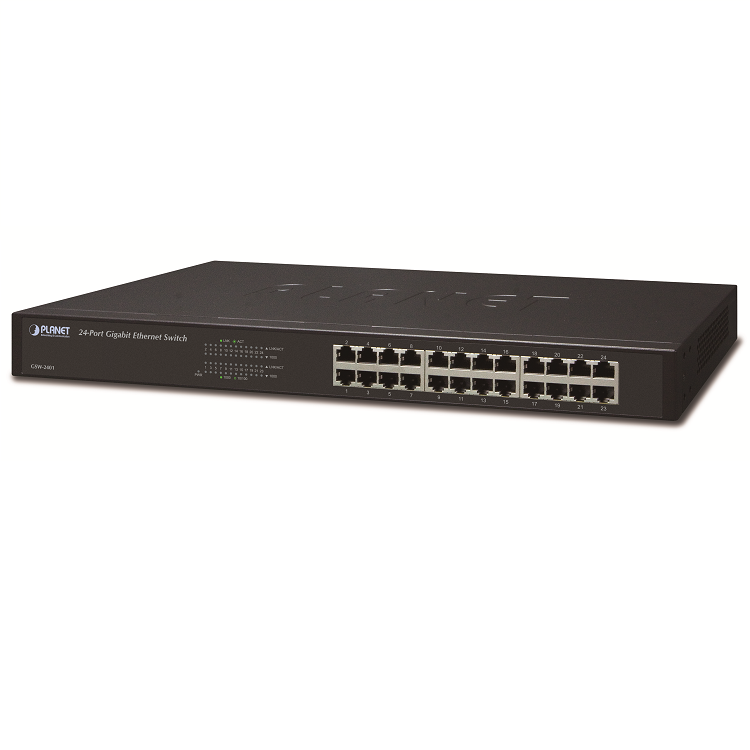 Bộ Chia 24 Cổng Mạng Planet GSW-2401, Gigabit Ethernet Switch 24-Port 10/100/1000Mbps