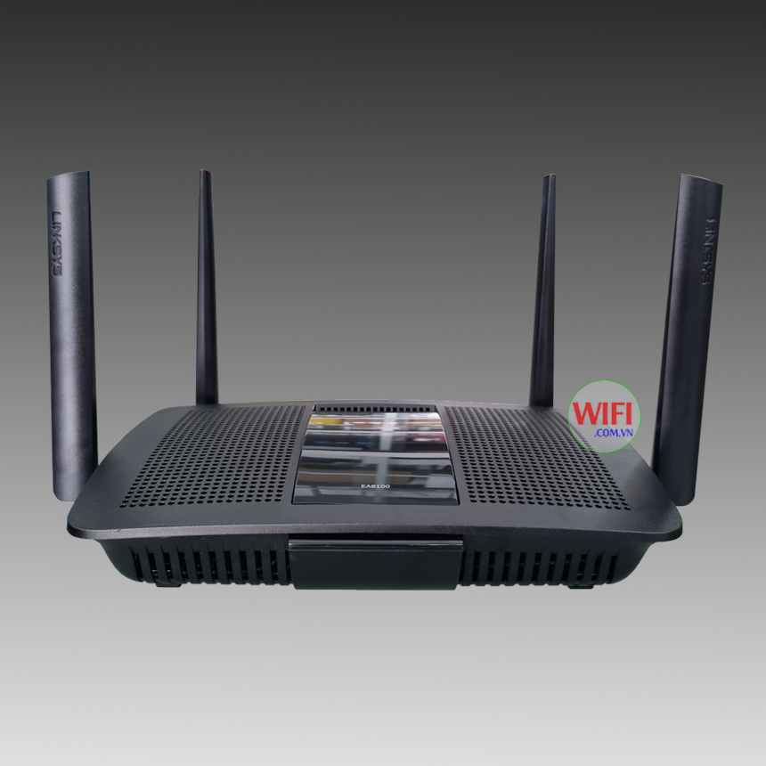 Router WiFi Linksys EA8100-AH - Băng tần kép chuẩn AC Wave2 MU-MIMO 4x4, Tốc độ 2600Mbps