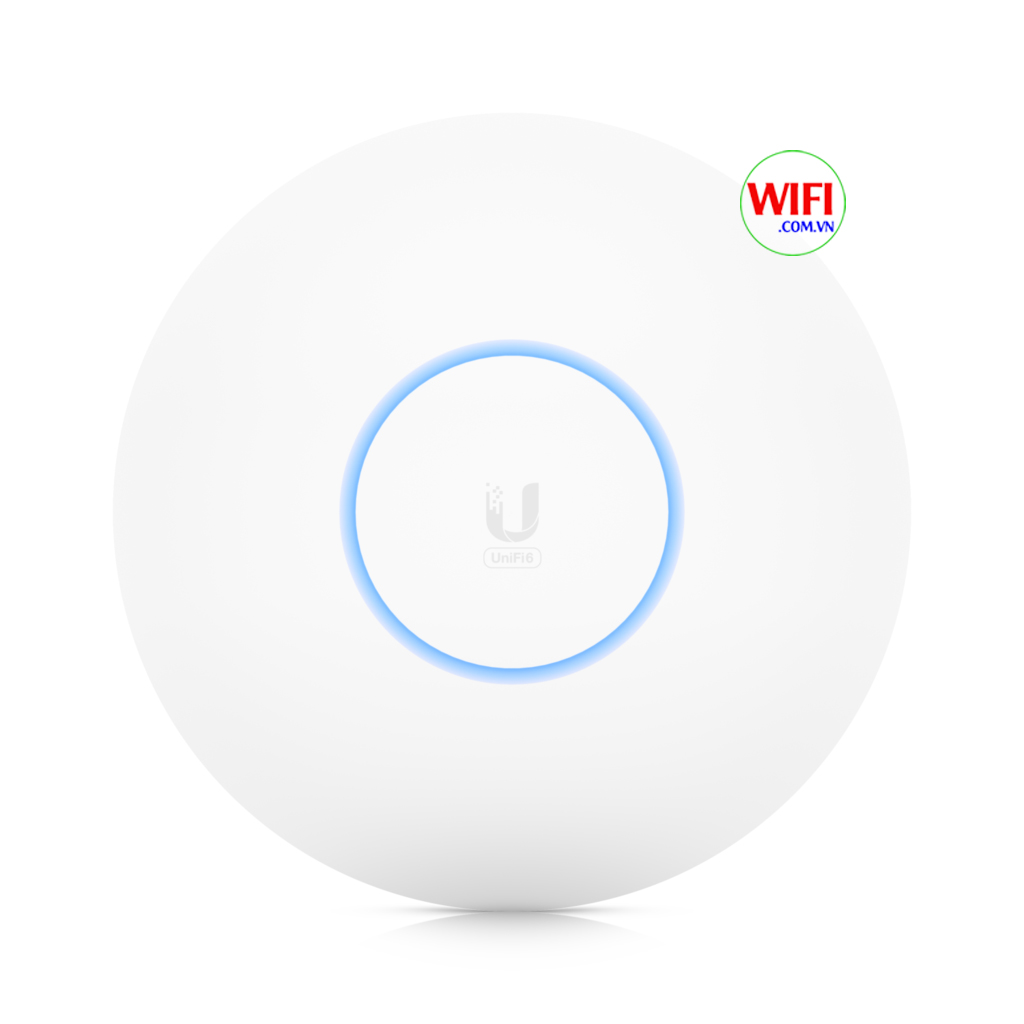 Bộ phát Ubiquiti UniFi U6 LR - WiFi 6 chuẩn AX, tốc độ 3.0 Gbps, Hỗ trợ 300 User, Hãng của Mỹ