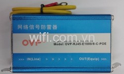Chống Sét RJ45 Gigabit Ethernet LAN Lightning Surge Protection Adapter OVP-RJ45-E1000/8-C-POE