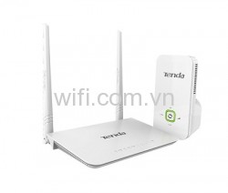 Bộ Kit Tenda AR300+AE300 Router Phát Wifi + Repeater Tốc độ 300Mbps (Có bán lẻ)