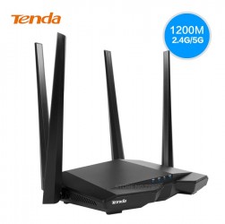 Router ant Wifi Tenda AC6 4 anten, wifi chuẩn AC, công suất cao phát sóng cực mạnh, xuyên tường tốt. Có chức năng Repeater - Thu sóng và phát lại