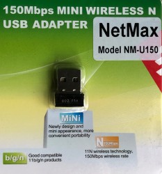 NetMax NM-U150| Bộ thu wifi usb mini tốc độ 150Mbps