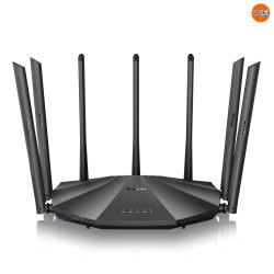 Bộ Phát Wifi Tenda AC23, Hai Băng Tần, Tốc Độ 2100Mbps, 7 anten 6dbi Cho Khả Năng Phủ Sóng Mạnh Mẽ
