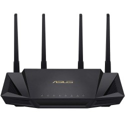 Router Wifi ASUS RT-AX58U, Băng tầng kép tốc độ 3000Mbps, Wifi 6 chuẩn 802.11ax, Hỗ trợ AiMesh và Trend AiProtection