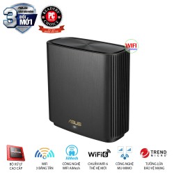 WiFi Mesh ASUS ZenWiFi AX XT8 (1 Pack) - Tri-band WiFi 6 AX6600, Phủ sóng lên đến 250 m2
