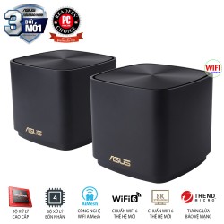 WiFi Mesh ASUS ZenWiFi Mini AX XD4 (2 Pack) - Chuẩn WiFi 6 AX1800, Phủ sóng lên đến 300 m2