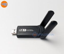 USB Adapter WiFi 5 AC1200Mbps, băng tần kép, USB3.0