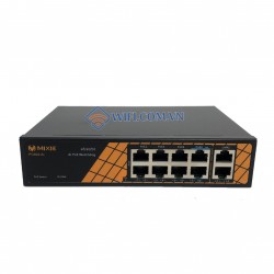 Switch PoE MIXIE PC-802 AI - 8 cổng LAN PoE, 2 cổng Uplink, tốc độ 100Mbs, khoảng cách 250M