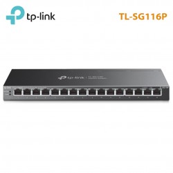 Switch POE+ Gigabit TP-Link TL-SG116P