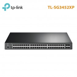 Switch Managed L2+ POE+ Omada TP-Link TL-SG3452XP