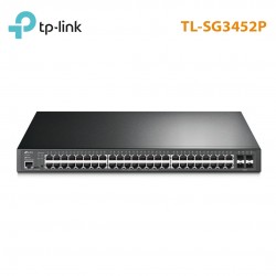 Switch Managed L2+ Omada TP-Link TL-SG3452P
