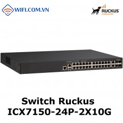 Switch Ruckus ICX7150-24P-2X10G | 24 PoE+ 1GB| 2 SFP+ 10GB | 370W
