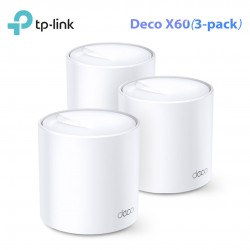 Mesh System WiFi 6 TP-Link Deco X60 | AX5400 | Dual-band | AI-Driven Mesh | Pack 3