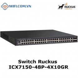 Switch Ruckus ICX7150-48P-4X10GR | 48 PoE+ 1GB| 4 SFP 10GB | 370W