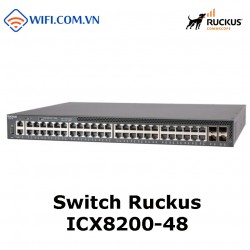 Switch Ruckus ICX8200-48 | 48 Rj45 1GB |4 SFP+ 25G