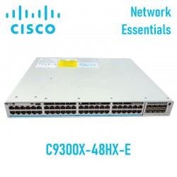 Switch Managed PoE+ Cisco Catalyst C9300X-48HX-E | 48 Ports GE PoE 90W | Modular Uplinks | 590W | Network Essentials
