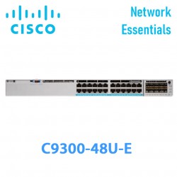 Switch Managed PoE+ Cisco Catalyst C9300-48U-E | 48 Ports GE | PoE+ 822W | Network Essentials