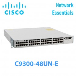 Switch Managed PoE+ Cisco Catalyst C9300-48UN-E | 48 Ports PoE+ | Modular Uplinks | 645W | Network Essentials