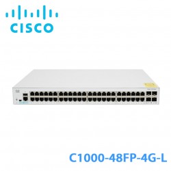 Switch Layer 2 Cisco Catalyst C1000-48FP-4G-L | 48 Port PoE+ RJ45 1G | 4 Port SFP | Công suất PoE 740W