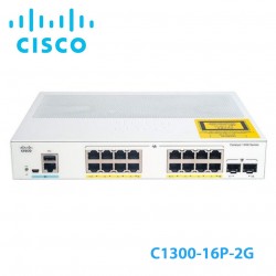 Switch Layer 3 Cisco Catalyst C1300-16P-2G | 16 Port PoE+ | 2 SFP 1Gb | 120W