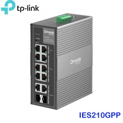 Switch Managed Industrial PoE+ TP-Link Omada IES210GPP 