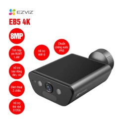 Camera wifi dùng pin Ezviz EB5 4K 8MP