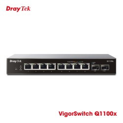 Switch Smart Lite Managed DrayTek VigorSwitch Q1100x - 8 port LAN 2.5G & 2 slot Uplink SFP+ 10G