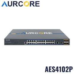 Switch Managed Layer 3 PoE+ Enterprise AurCore AES4102P