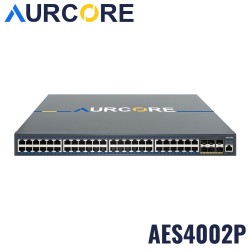 Switch Managed Layer 3 PoE+ Enterprise AurCore AES4002P