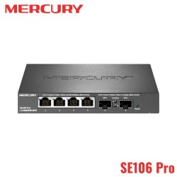 Switch Layer 2 Managed Mercury SE106 Pro Có 4 Cổng 2.5Gb và 2 Cổng Quang SFP+ 10Gb