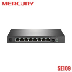 Switch Unmanaged Mercury SE109 Có 8 Cổng 2.5Gb Và 1 Cổng Quang SFP+ 10Gb