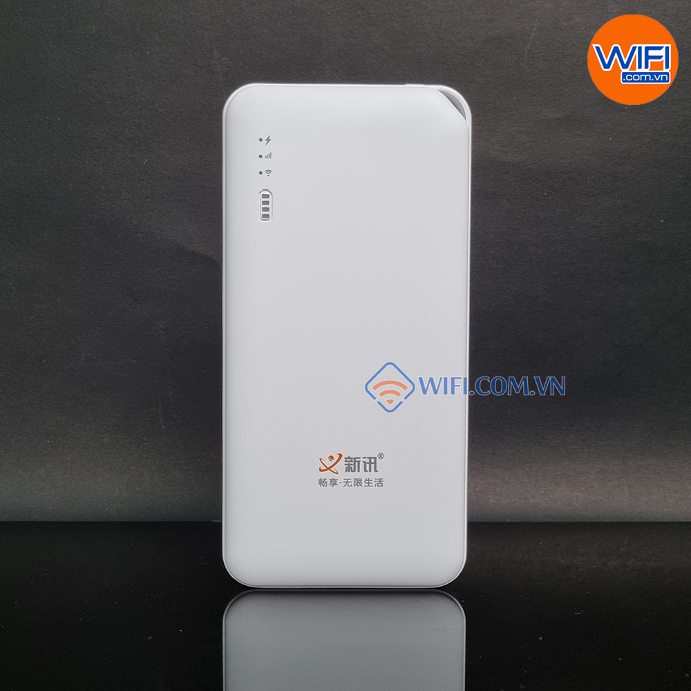 Bộ phát WiFi 4G XinXun MX28, Tốc độ 150Mbps, Pin 8000mAh, kiêm Pin dự phòng và sạc không dây
