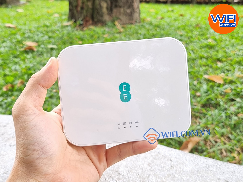 Bộ Phát Wifi 5G Alcatel EE5G QTAD52E, Tốc độ 5G 2.33Gbps, WiFi 6 AX1800, Pin 6460mAh, Cổng LAN Gigabit