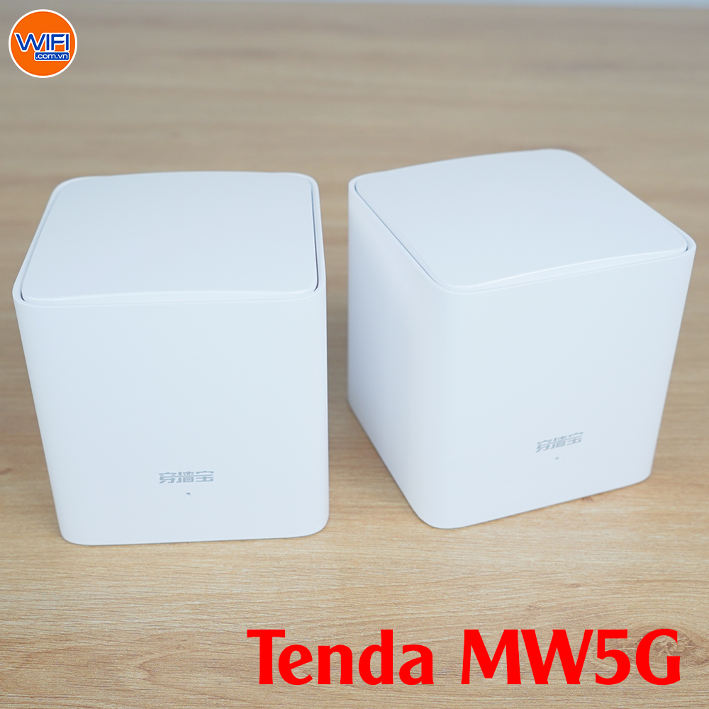 Wifi Mesh Tenda MW5G Cổng WAN LAN 1Gb - Bộ 2 Cái Phủ Sóng Lên Đến 200m2