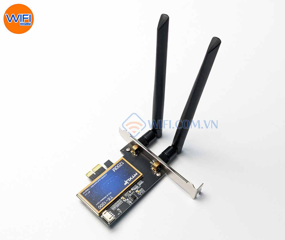 Card Thu WiFi Intel 7260 TX-1200 chuẩn AC 1200Mbps, Dual Band, Bluetooth 4.0