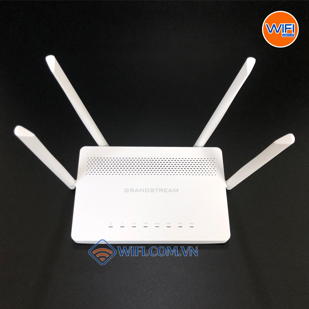 Bộ phát Router WiFi Grandstream GWN7052 Chuẩn AC 1200Mbsps Chịu Tải 100 User