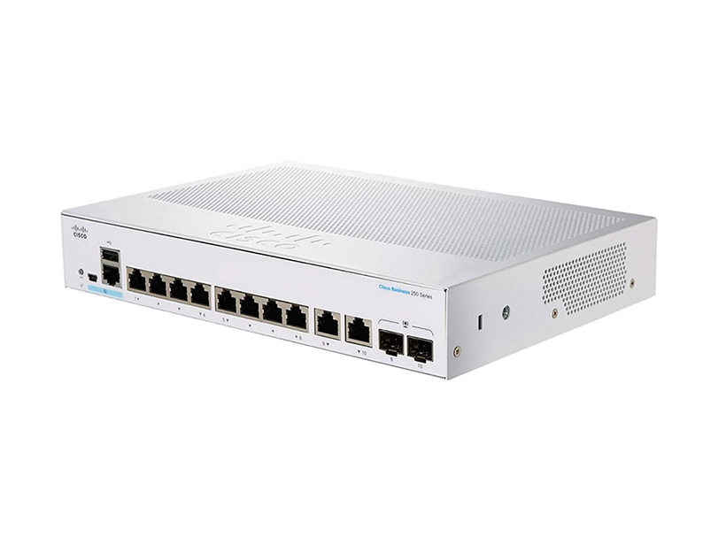 Switch Managed Cisco 8 Port Gigabit CBS250-8T-E-2G-EU